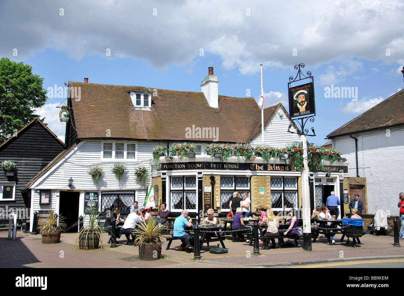 The King's Head Pub, High Street, Bexley, London Borough of Bexley, Greater London, England, United Kingdom Stock Photo