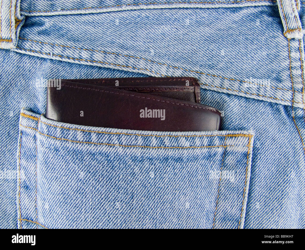 Wallet in pocket Stock Photo Alamy