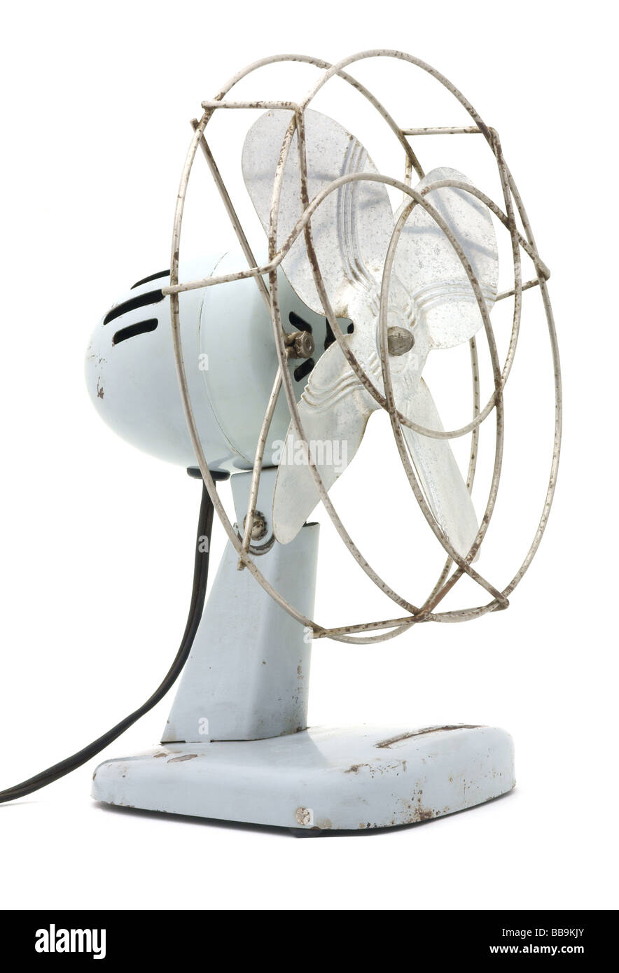 Vintage electric table fan Stock Photo