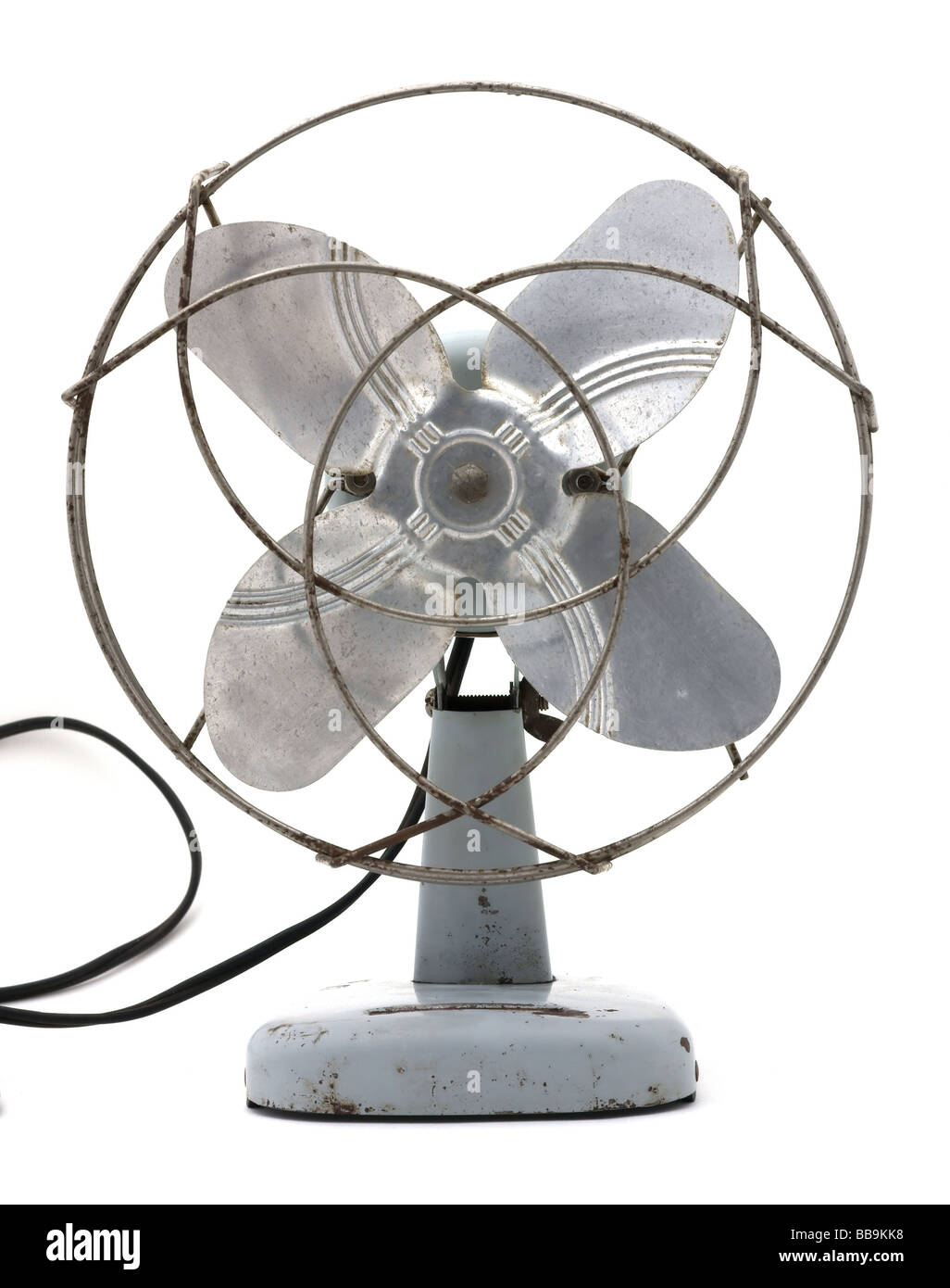 Ancient table fan Stock Photo