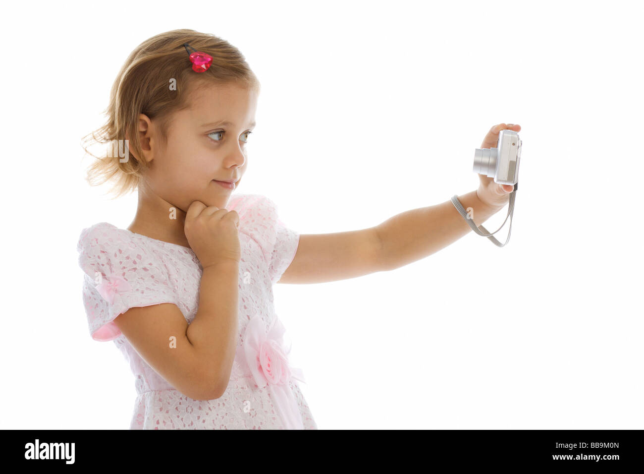 Isolated photo cute smiling girl hi-res stock photography and images ...