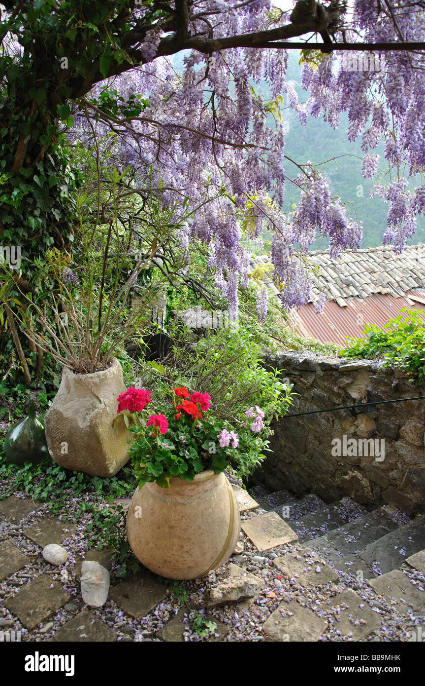 Steps to the Village, Marie sur Tinee, Alpes Maritimes Stock Photo Alamy