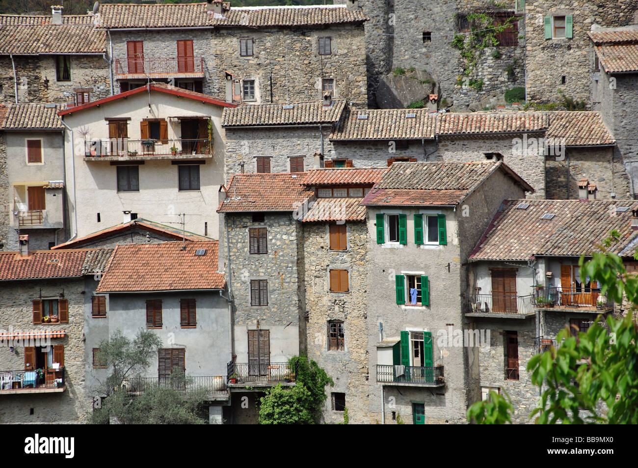 The Medieval Village of MariesurTinee in the Alpes Maritimes, France