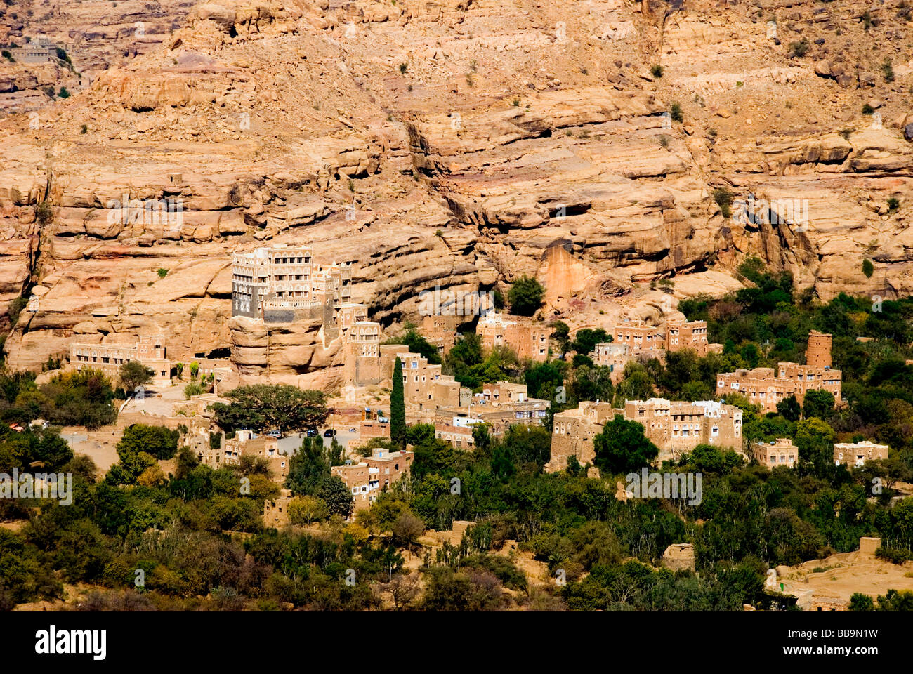 Wadi Doan Hadramawt Yemen Stock Photo