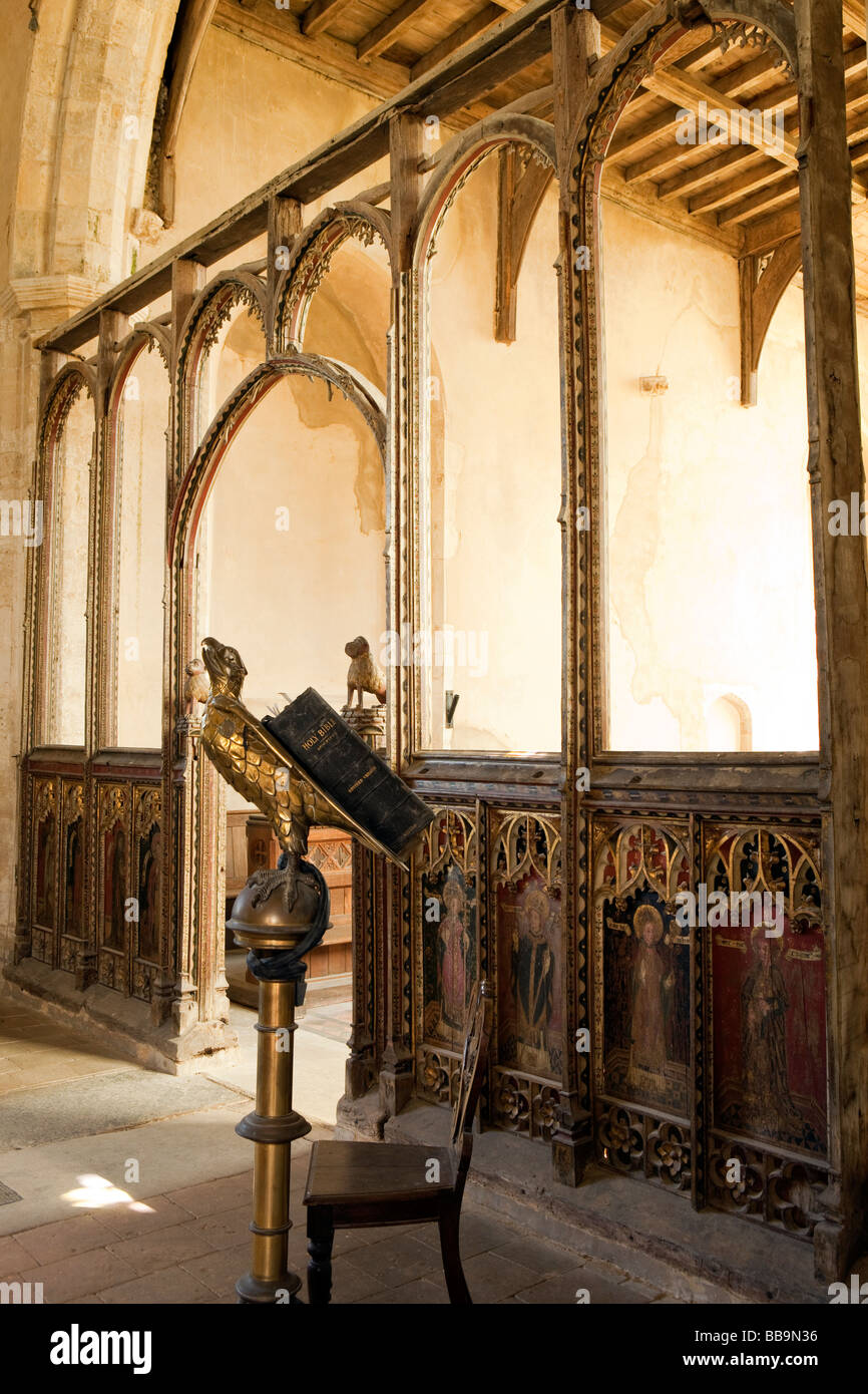Norfolk East Ruston Saint Marys redundant church rare medieval carved