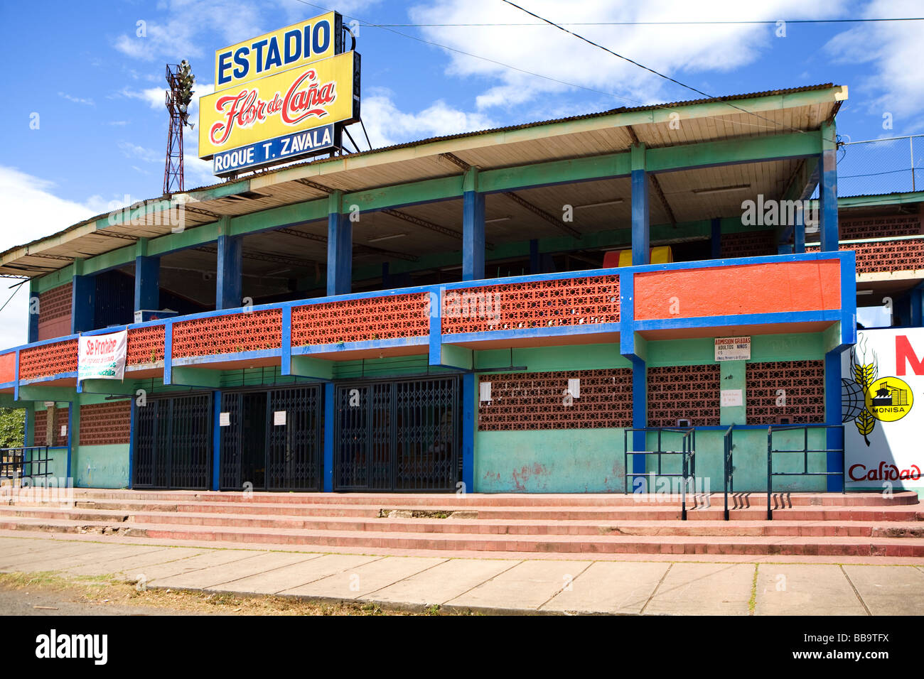Estadio Flor de Cana Roque T Zavala home of the Granada Tiburones Granada Nicaragua Stock Photo
