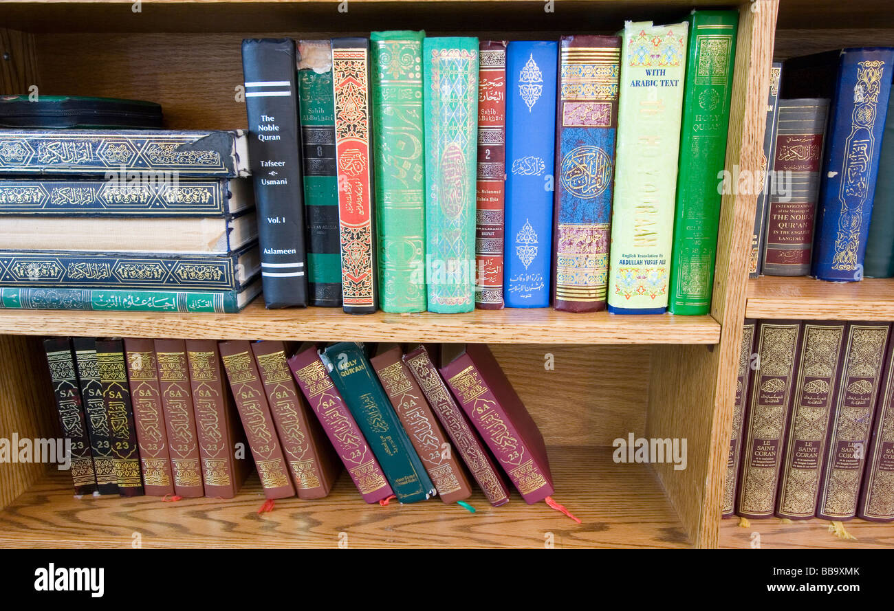 Islamic Foundation of Toronto - bookshelf Stock Photo
