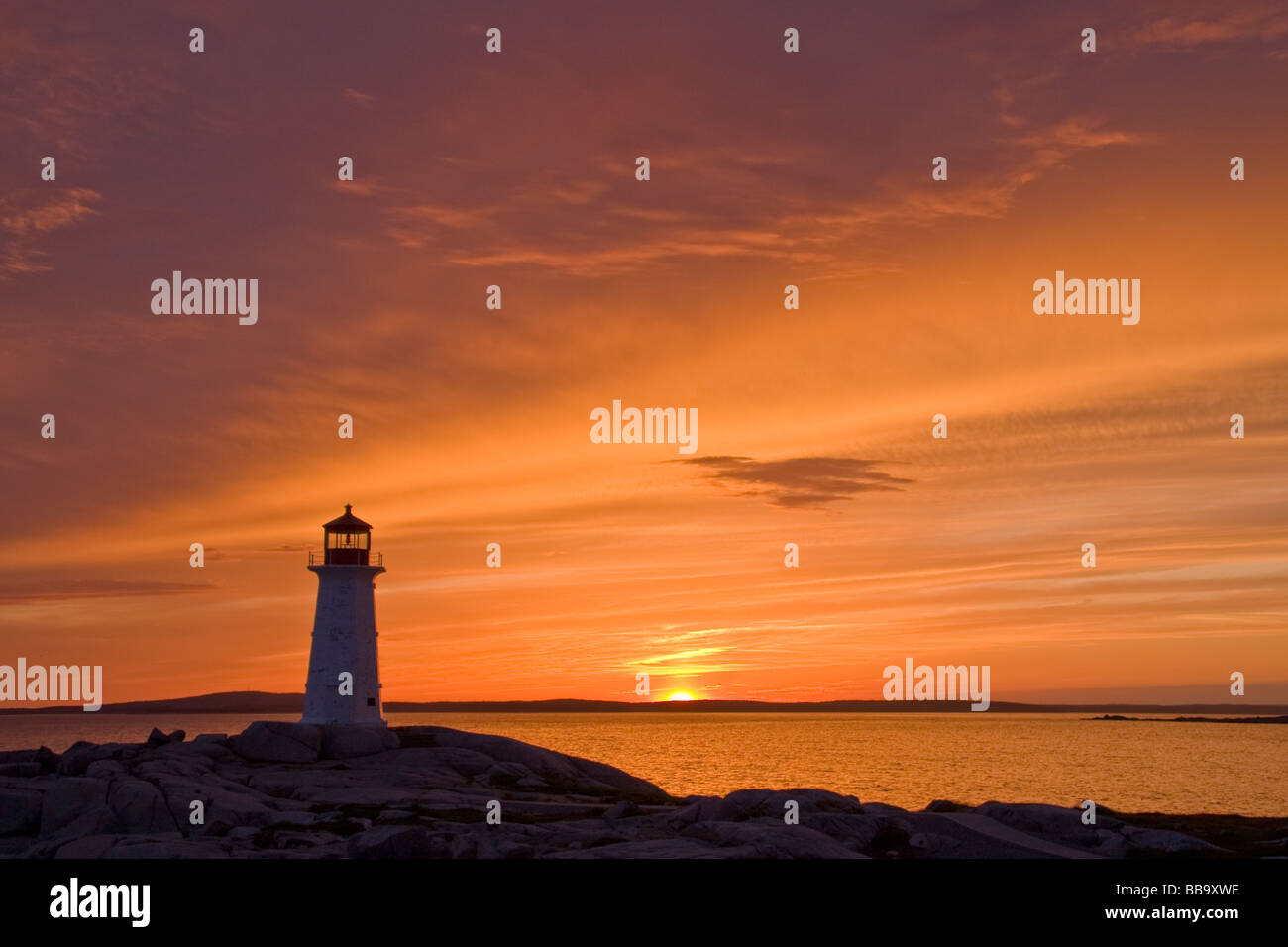 Peggys cove sunset hires stock photography and images Alamy