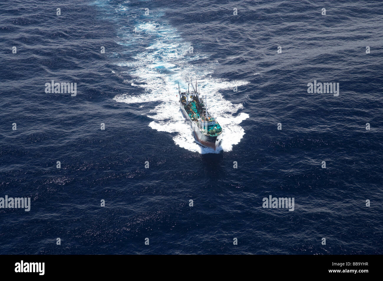 Commercial Fishing Trawler off Otago Coast near Dunedin South Island ...