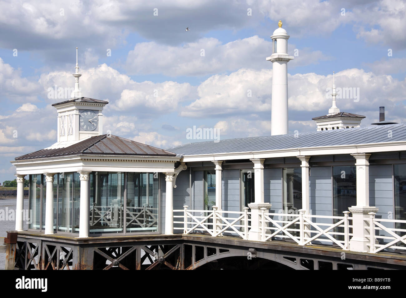 Gravesend Town Pier, Gravesend, Kent, England, United Kingdom Stock