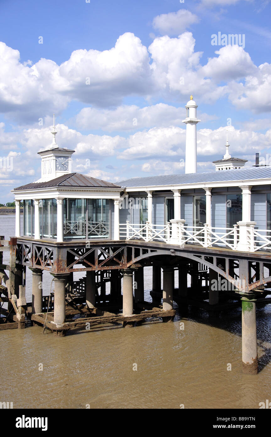 Gravesend Town Pier, Gravesend, Kent, England, United Kingdom Stock