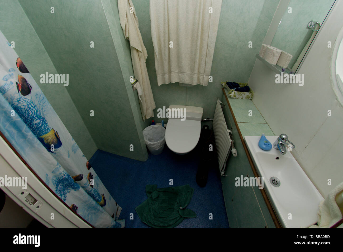 Toilet in Arctic boat cabin Stock Photo Alamy