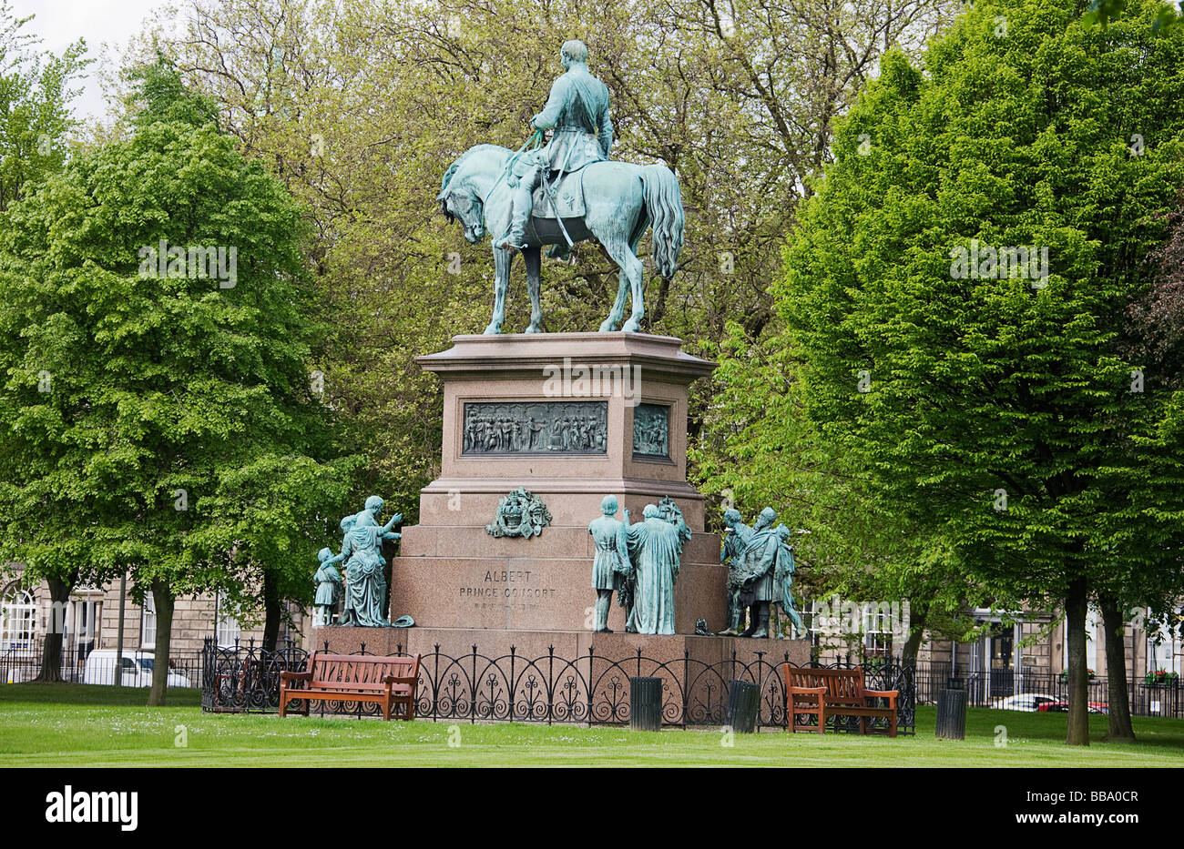 Memorial to Prince Albert.Charlotte Square Edinburgh Stock Photo Alamy