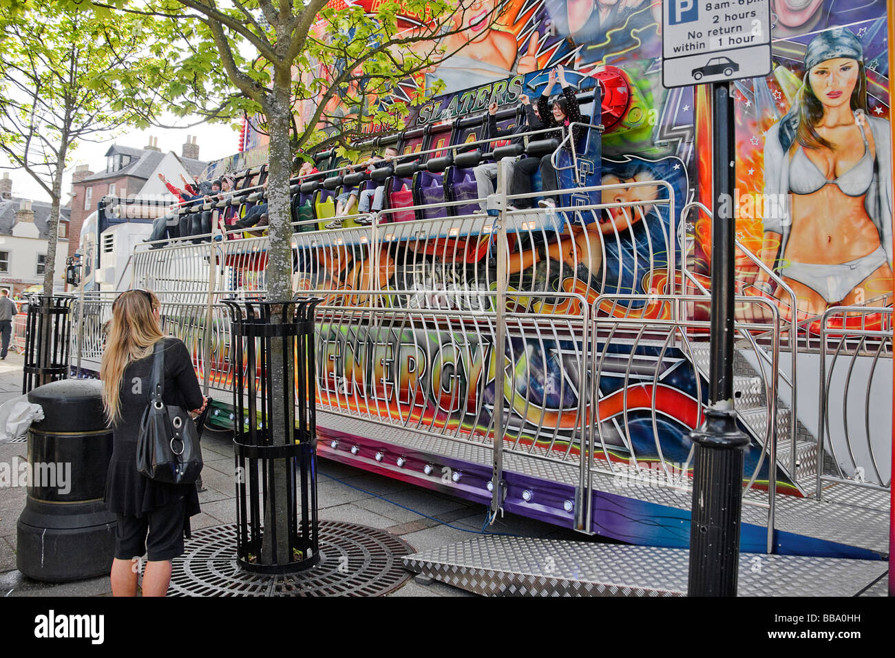 Fair Rides Scotland Funfair scotland hi-res stock photography and images - Alamy