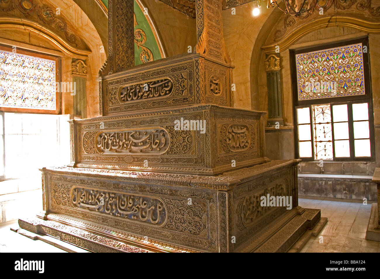 Egypt Cairo tomb of mohammad ali family city of dead Stock Photo