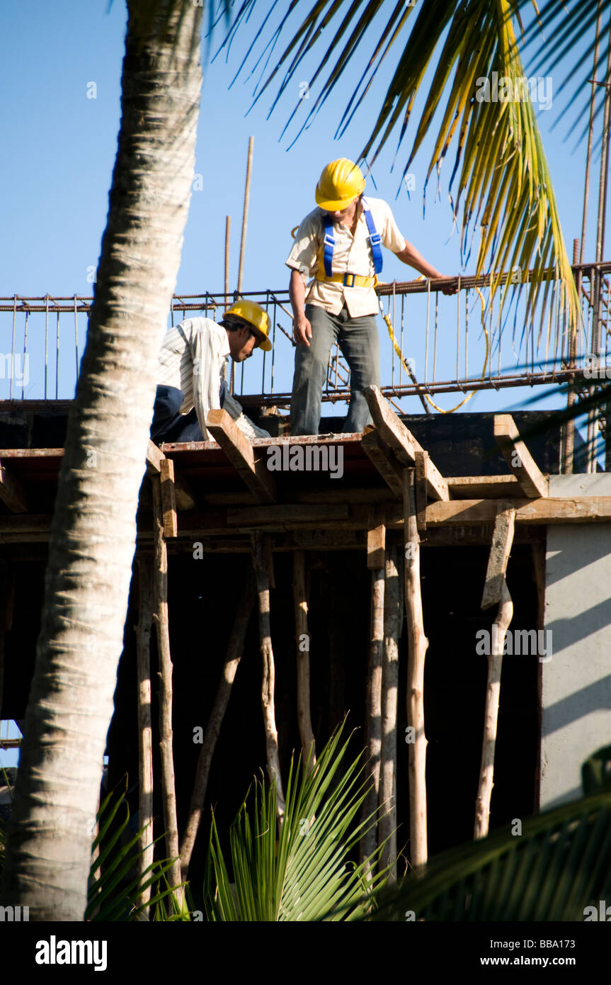 Construction workers Stock Photo