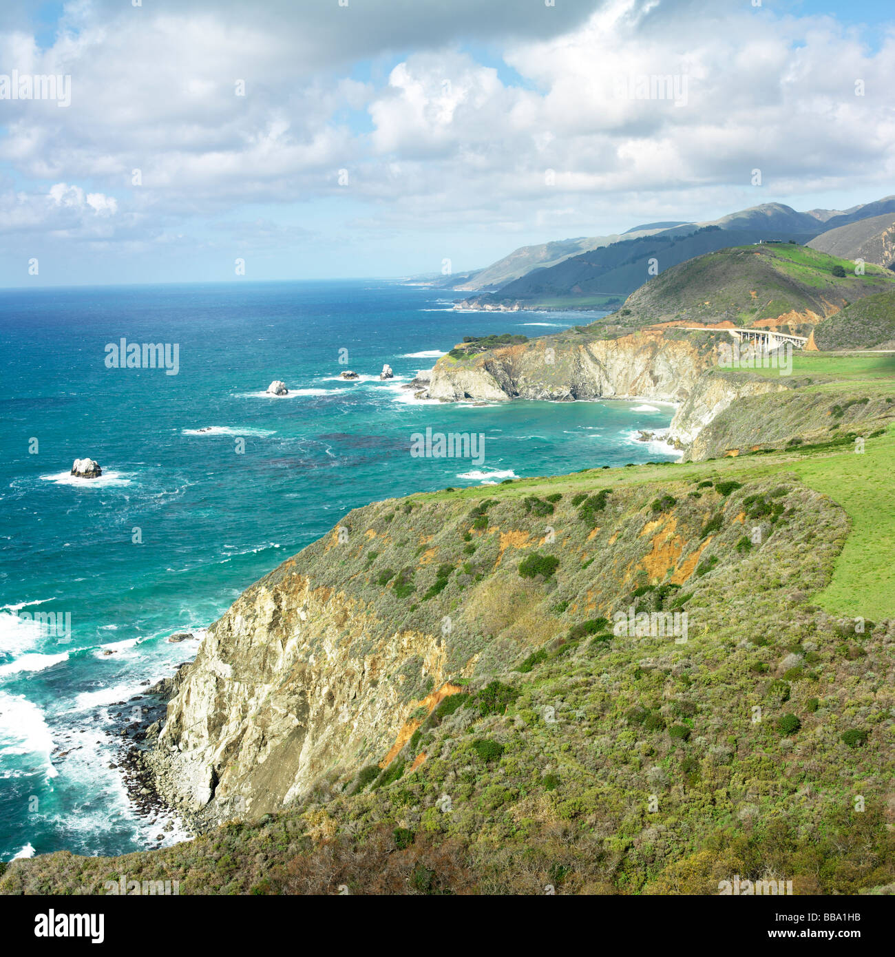 USA, California, Big Sur and Pacific Ocean Stock Photo - Alamy