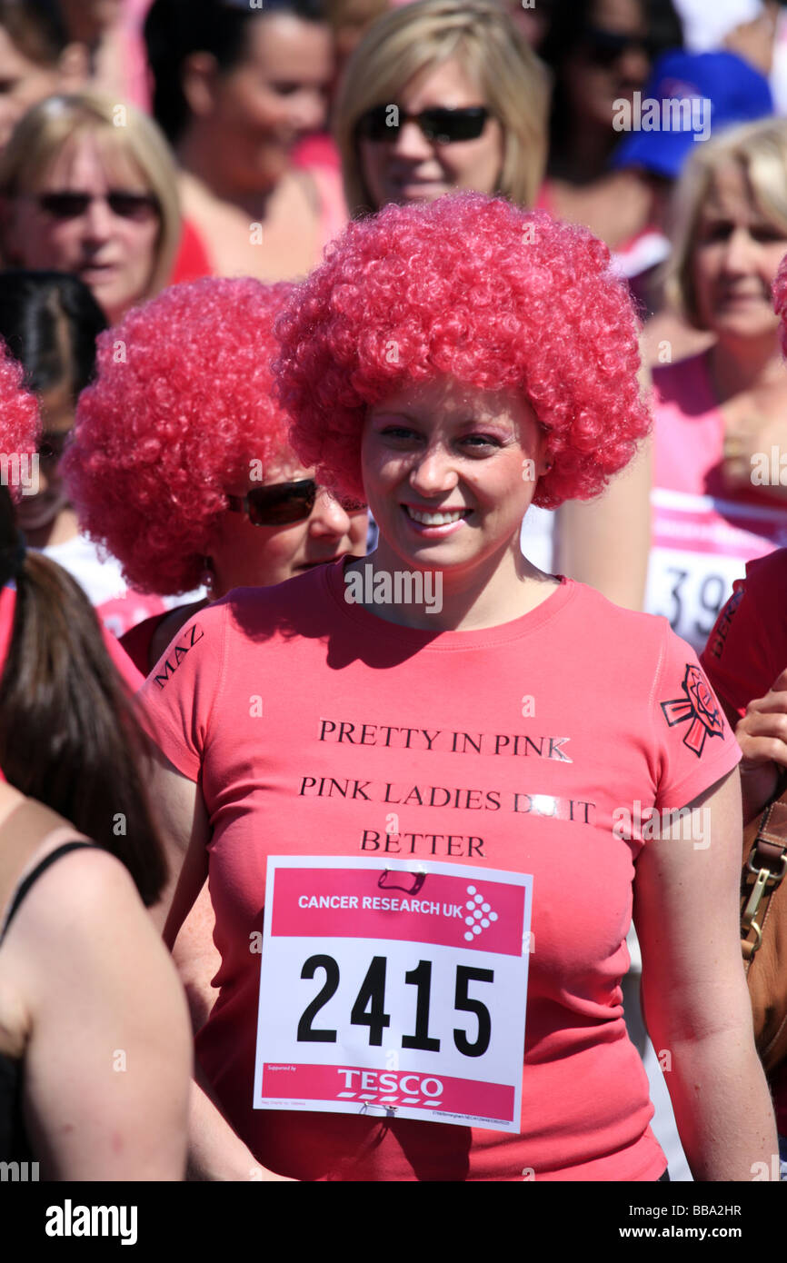 Race for Life Charity Event in Aid of Cancer Research Stock Photo