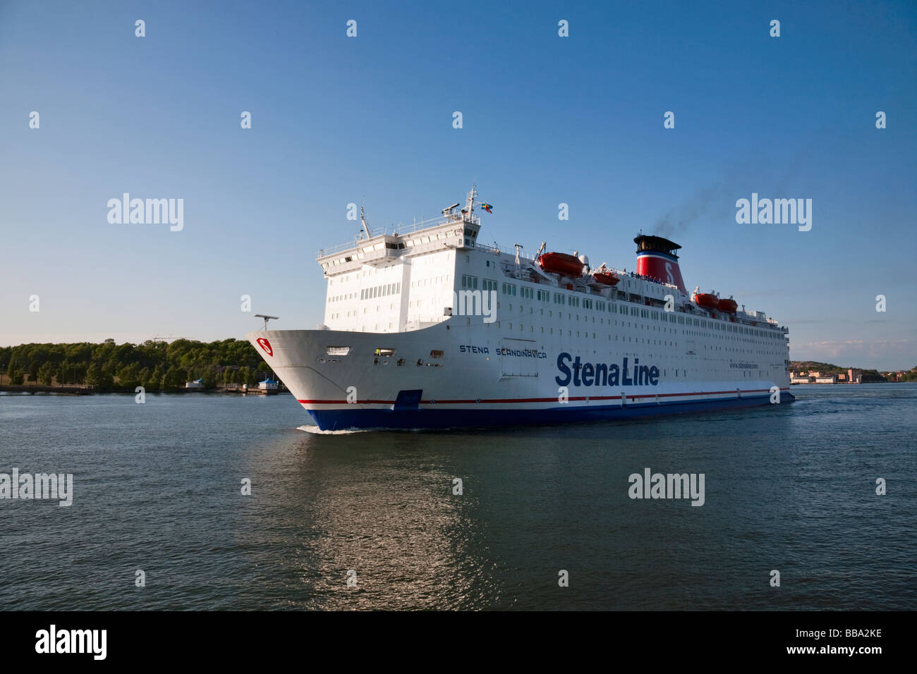 The Ferry from Sweden to Denmark in gothenburg Stock Photo Alamy