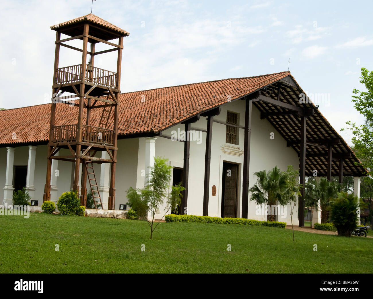 Paraguay.Central Department.Church of Yaguarón. Stock Photo