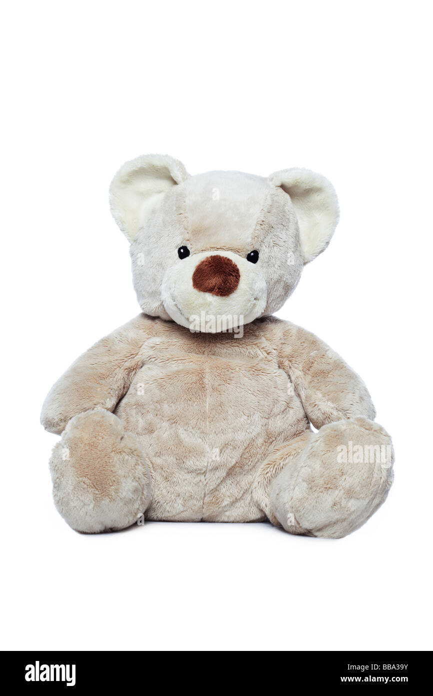 Teddy bear over white background Stock Photo Alamy