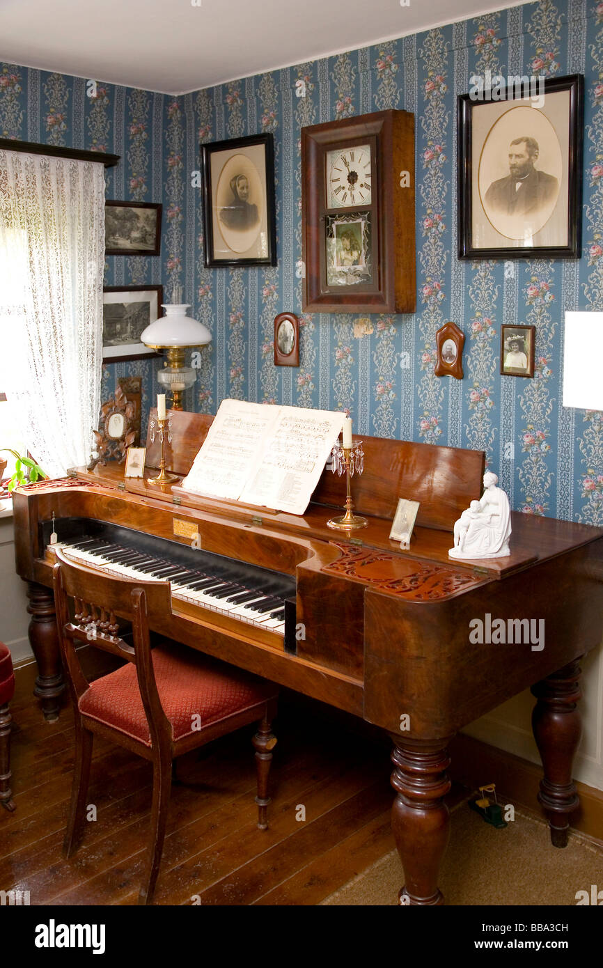 Old piano Stock Photo