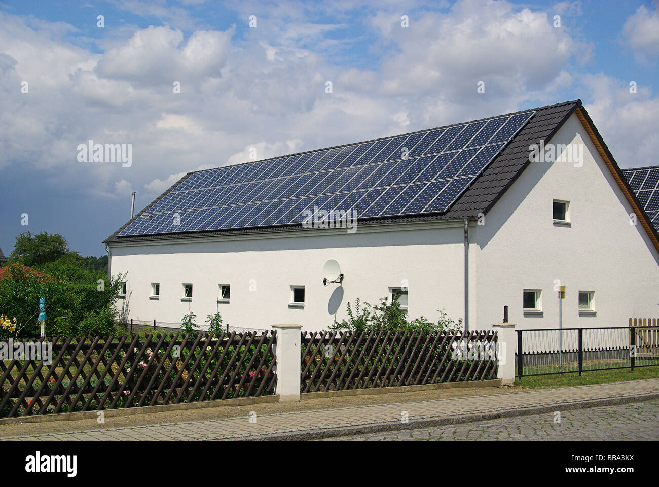 Solaranlage solar plant 60 Stock Photo