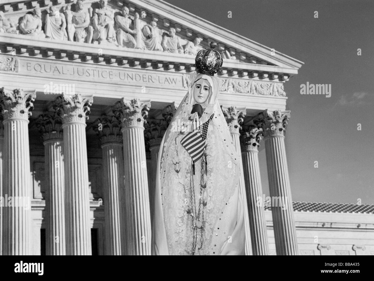 Roe v. Wade protest. Thousands of demonstrators gather outside the US Supreme Court for this annual event in Washington D.C. USA Stock Photo