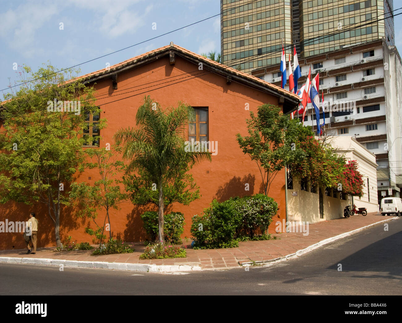 Paraguay.Asunción city.The Rivera Block.Colonials buildings.Viola house