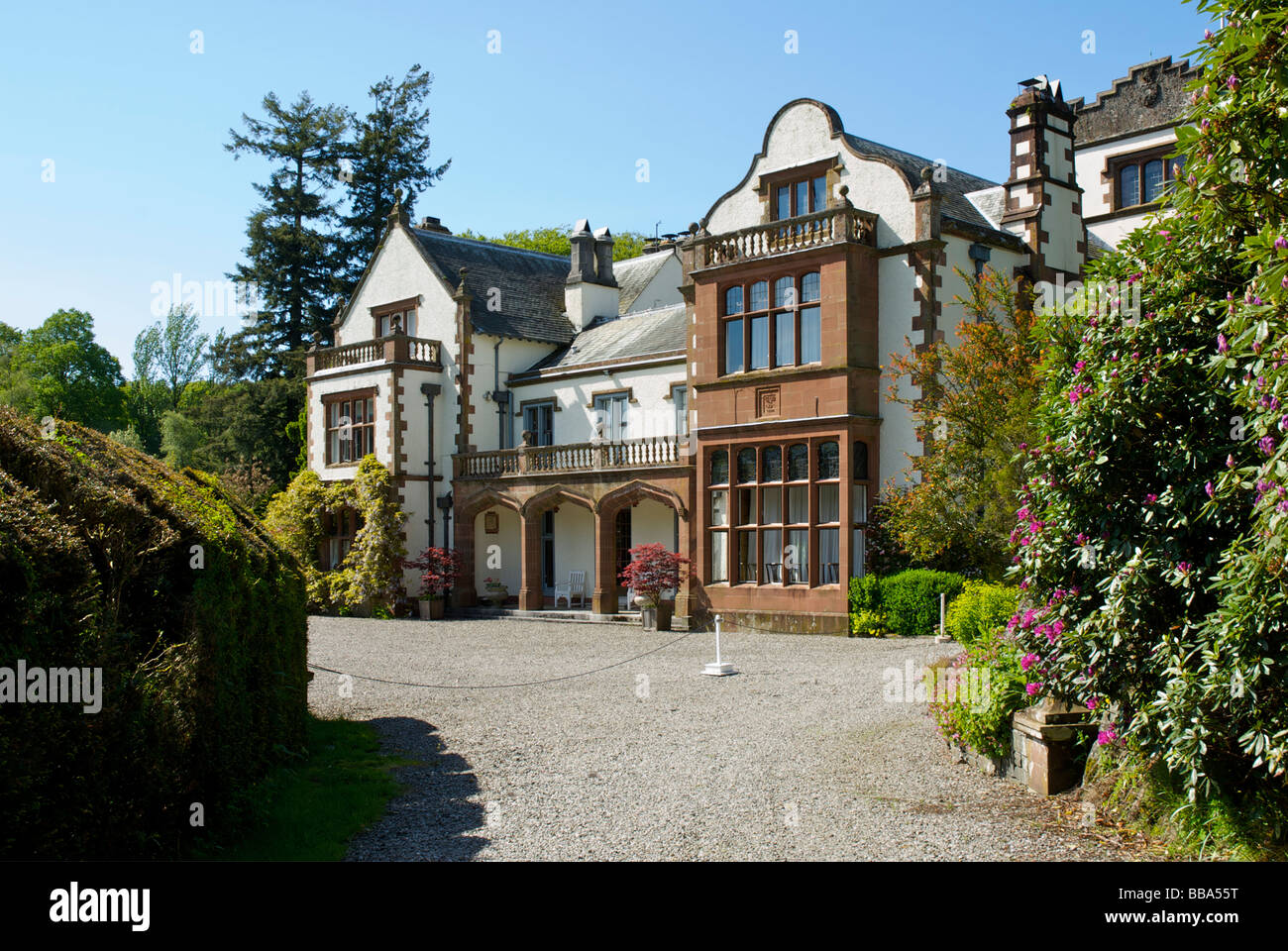 Graythwaite Hall, Newby Bridge, Cumbria, England UK Stock Photo Alamy