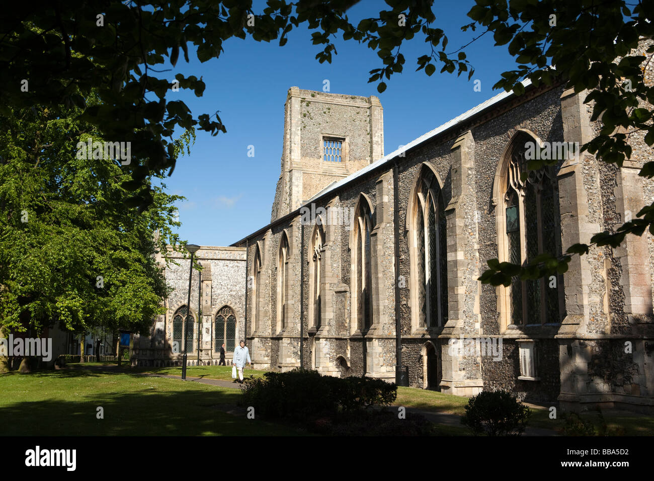 UK England Norfolk North Walsham St Nicholas Parish Church Stock Photo