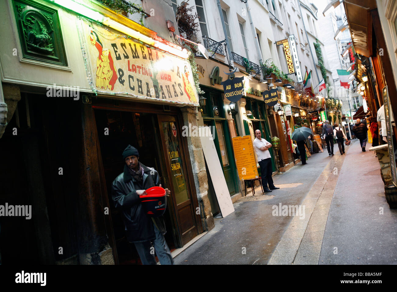 Paris Latin Quarter Stock Photo Alamy