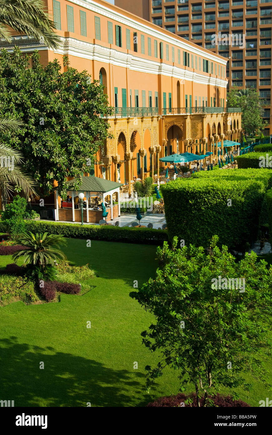 Exteriors Marriott Hotel Cairo Egypt North Africa Africa Stock Photo