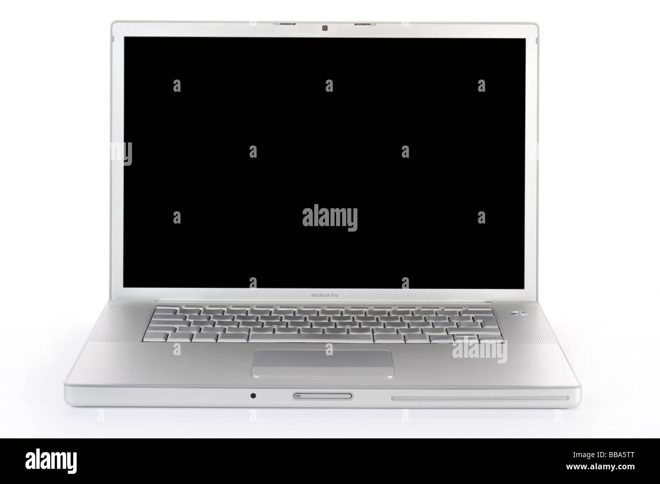 Apple MacBook Pro blank screen Stock Photo