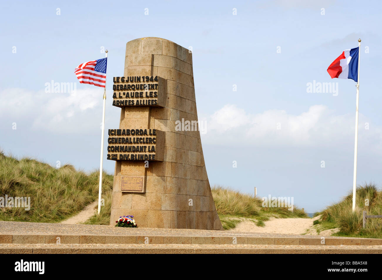 DDay Saint Martin de Varreville General Leclerc French landing beach