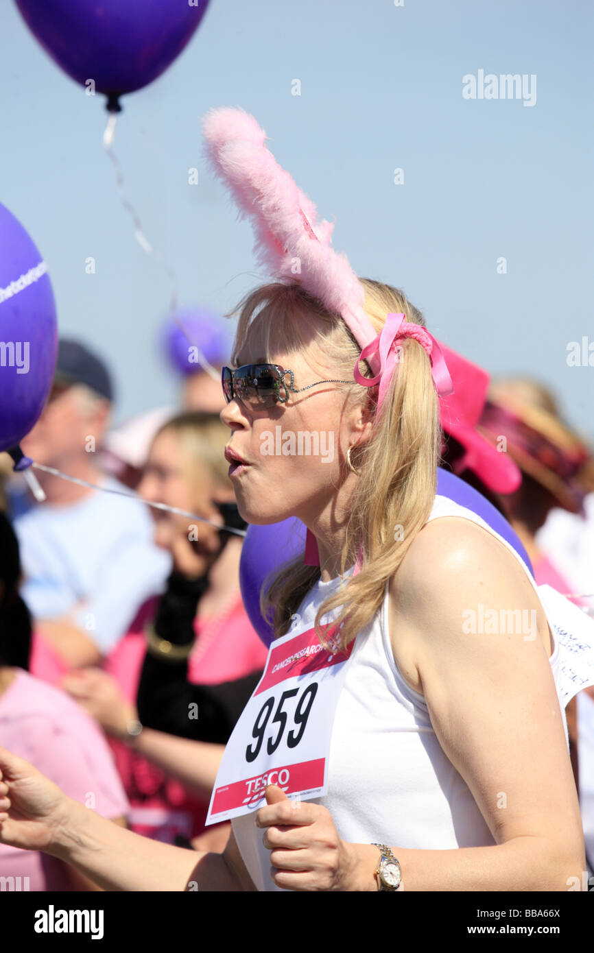 Race for Life Charity Event in Aid of Cancer Research Stock Photo
