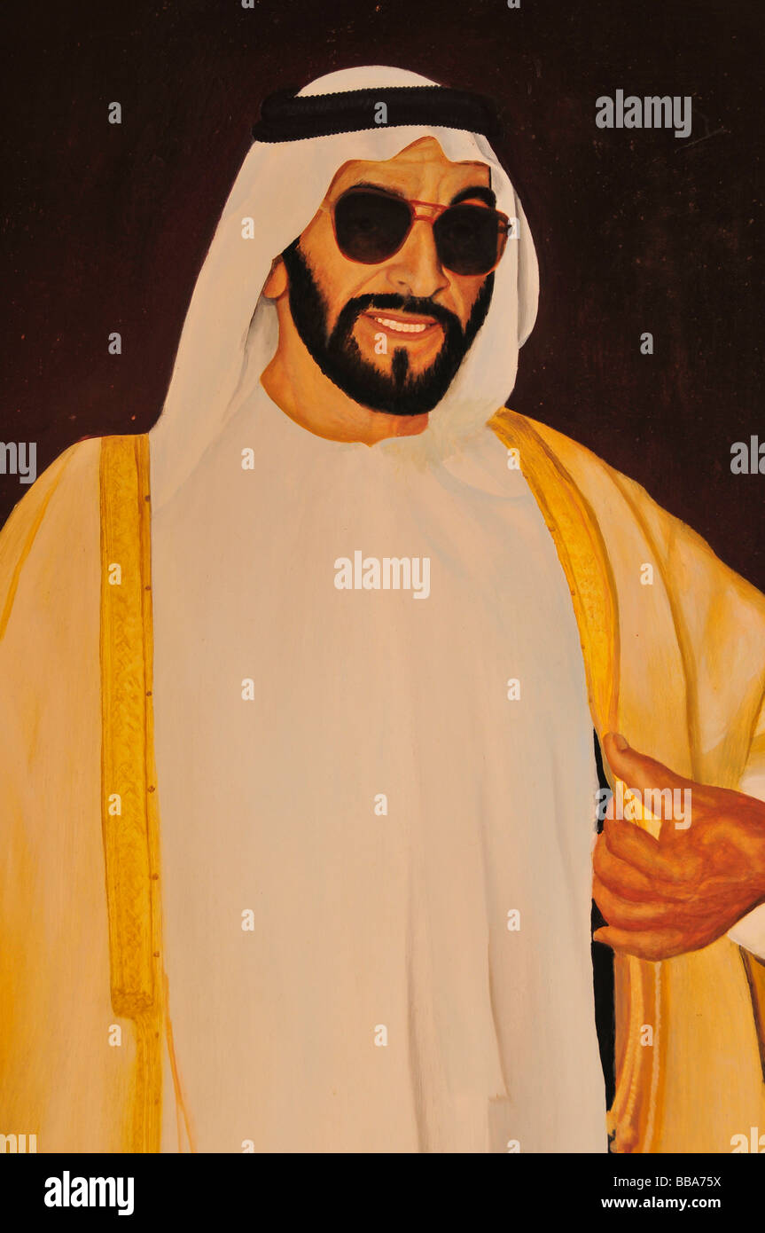 Picture of Sheikh Khalifa bin Zayid Al Nahyan at Al Ain Palace Museum