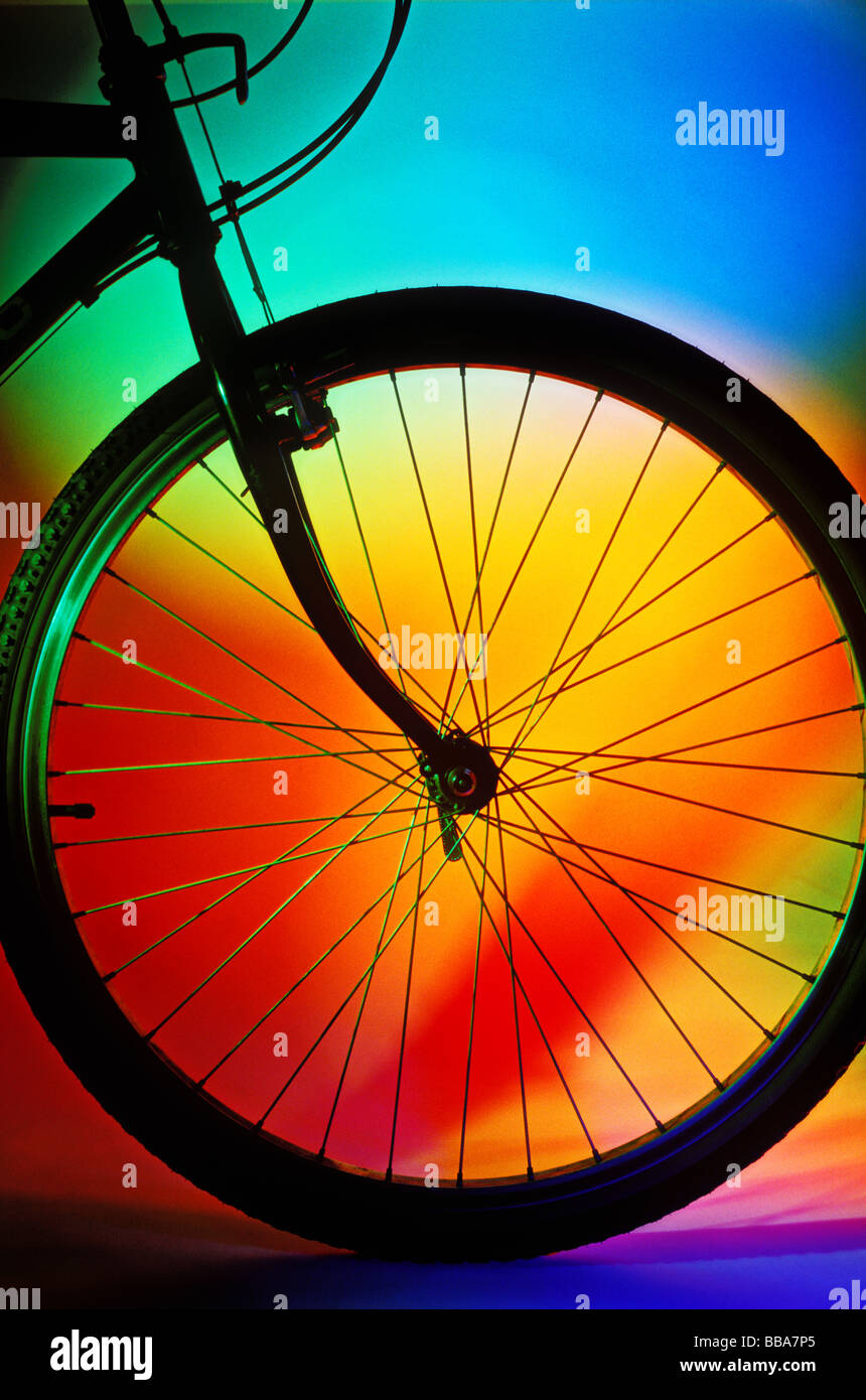 Bike wheel Stock Photo