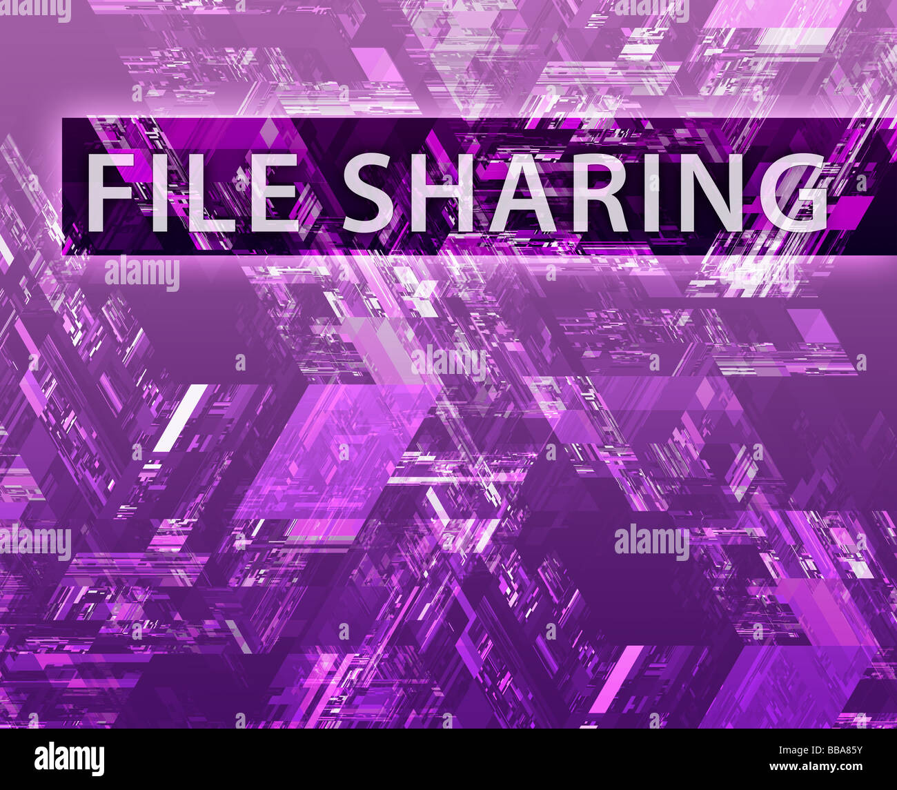 Data abstract illustrating electronic information concepts