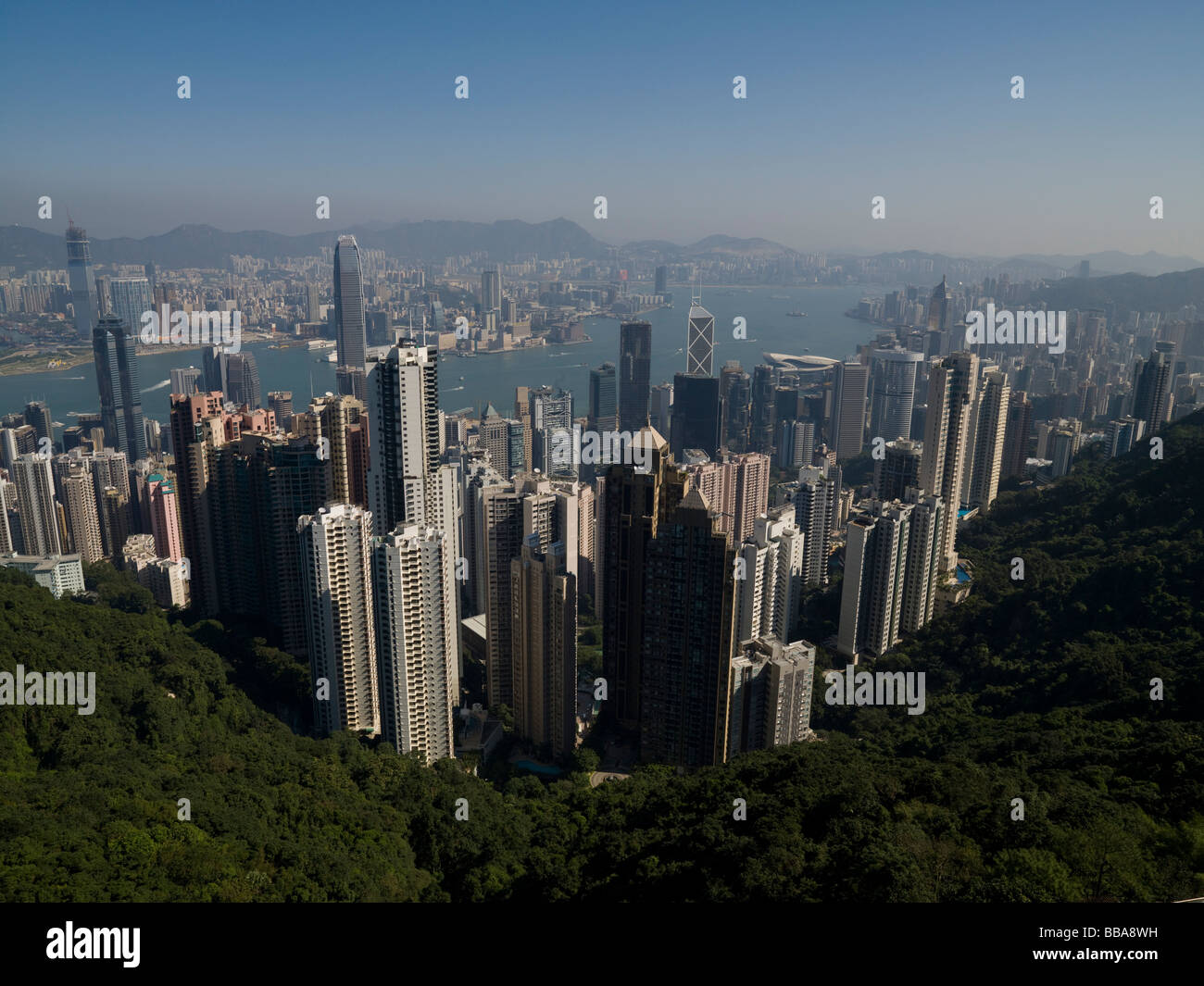 Hong kong elevated view hi-res stock photography and images - Alamy