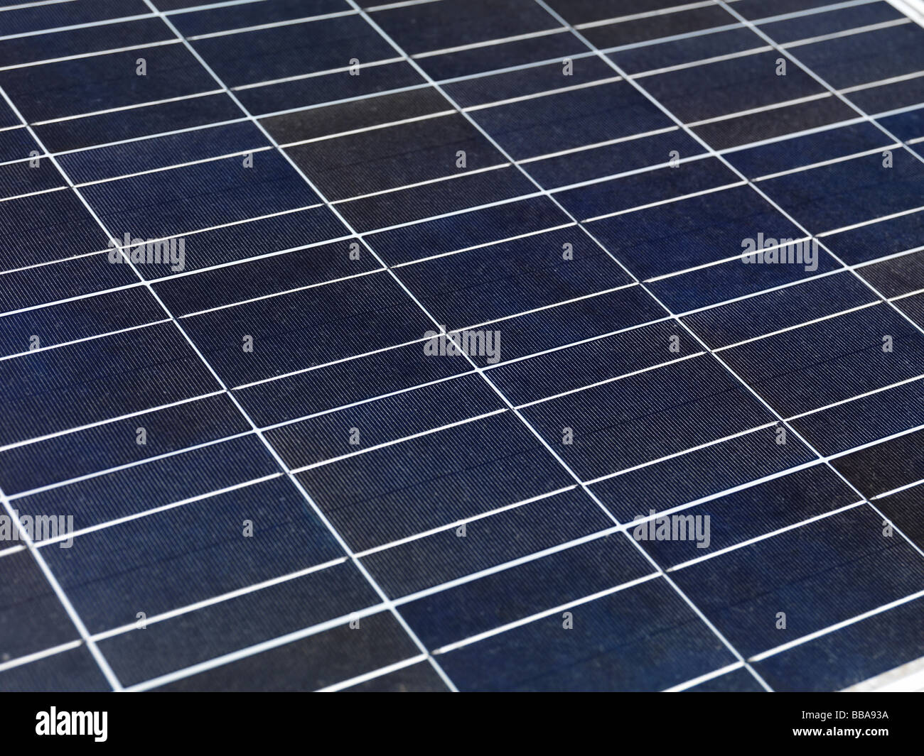Polycrystalline solar panel Stock Photo