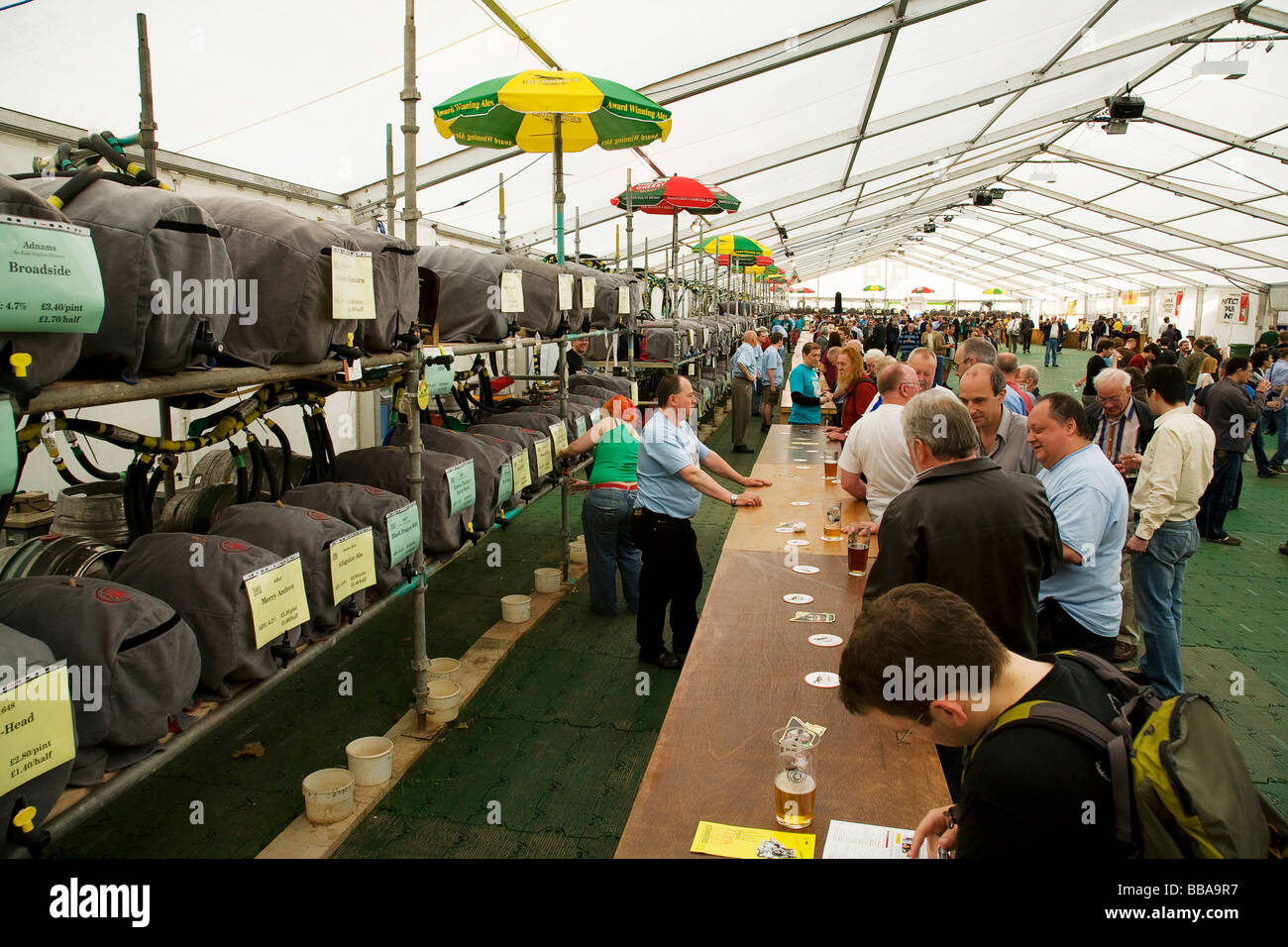 Cambridge beer festival Stock Photo Alamy