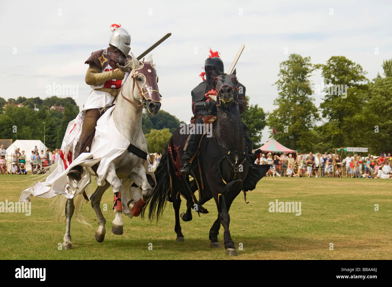 Knights festival, knigths, Rye, Kent, South of England, England, Great Britain, Europe Stock Photo