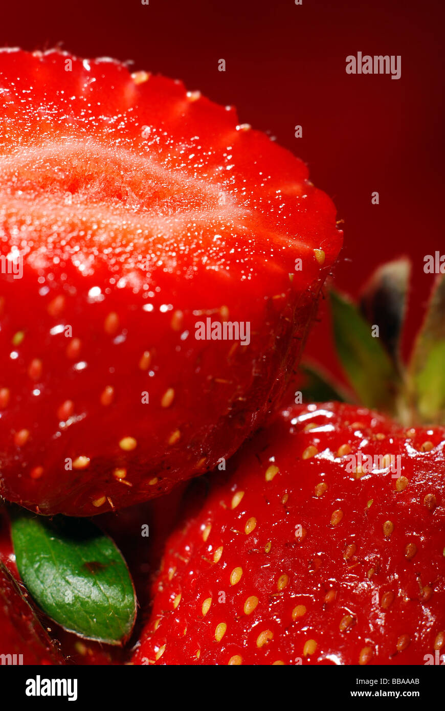 Fresh and tasty strawberry Stock Photo - Alamy