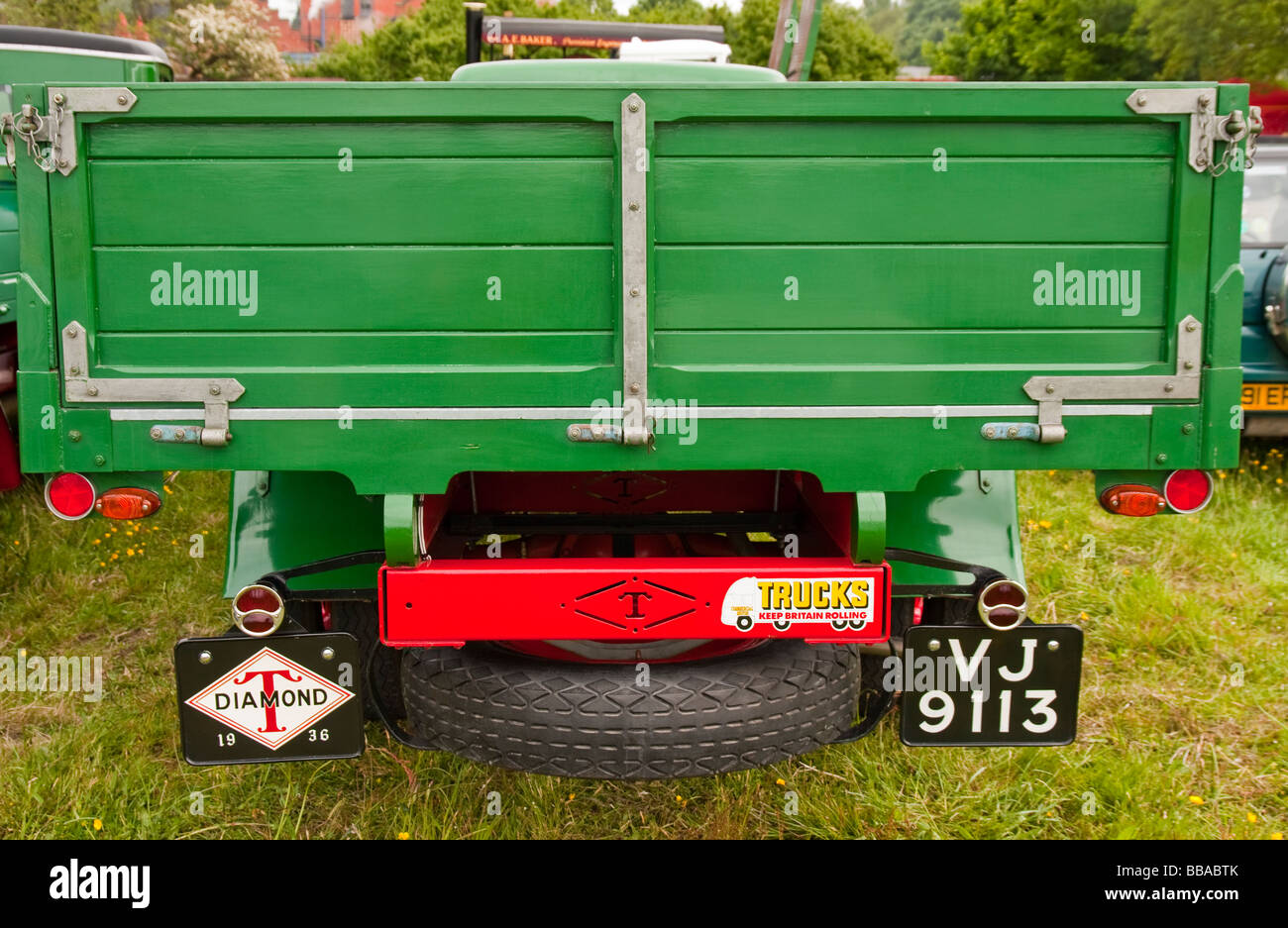 vintage trucks at a show Stock Photo Alamy