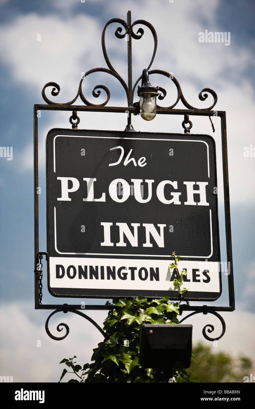 The Plough Inn, Donnington, Gloucestershire, UK Stock Photo