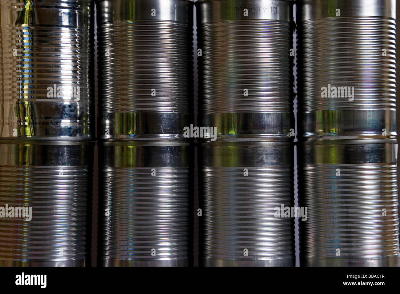 tin cans Stock Photo