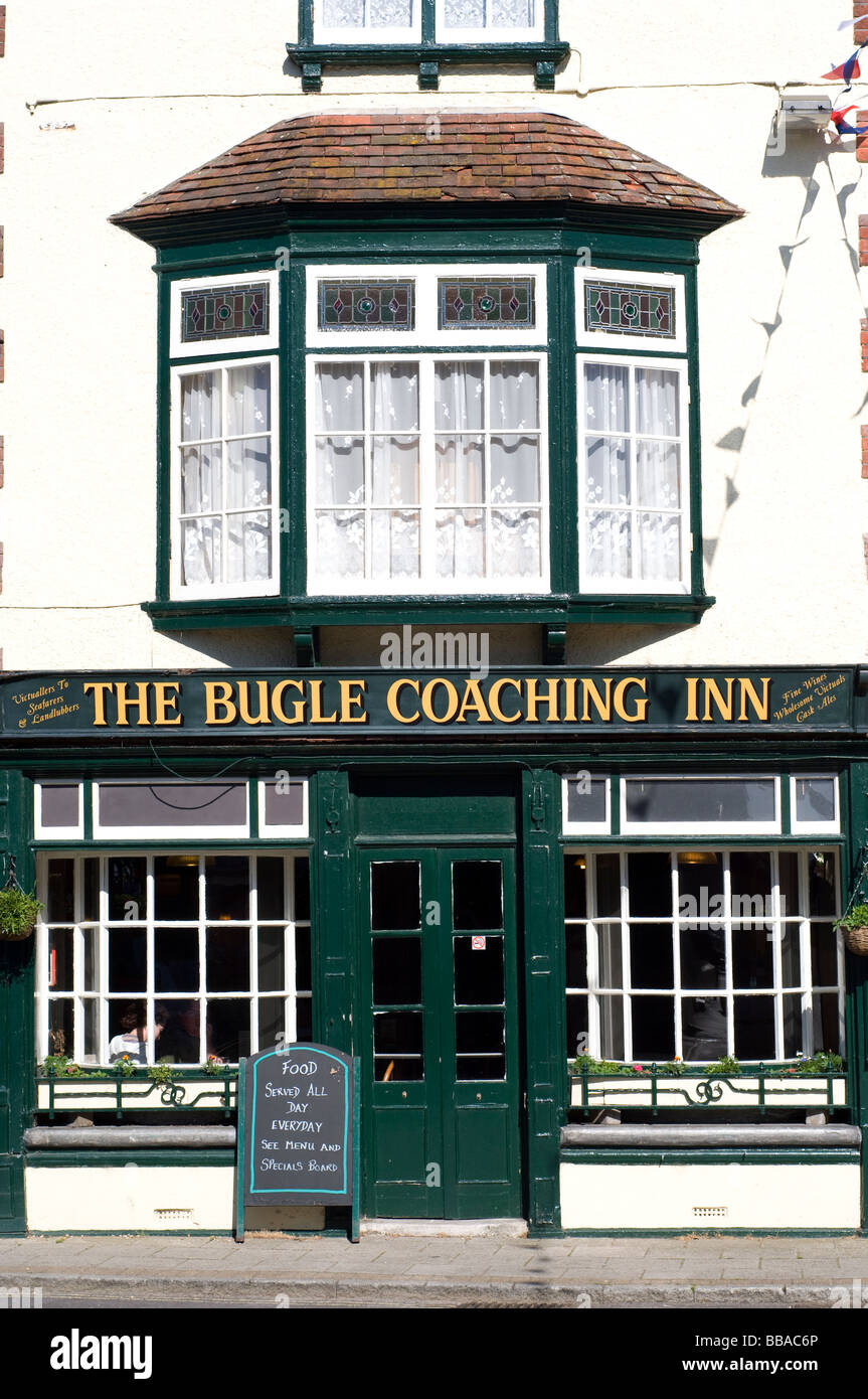 The bugle coaching inn at yarmouth isle of wight hires stock