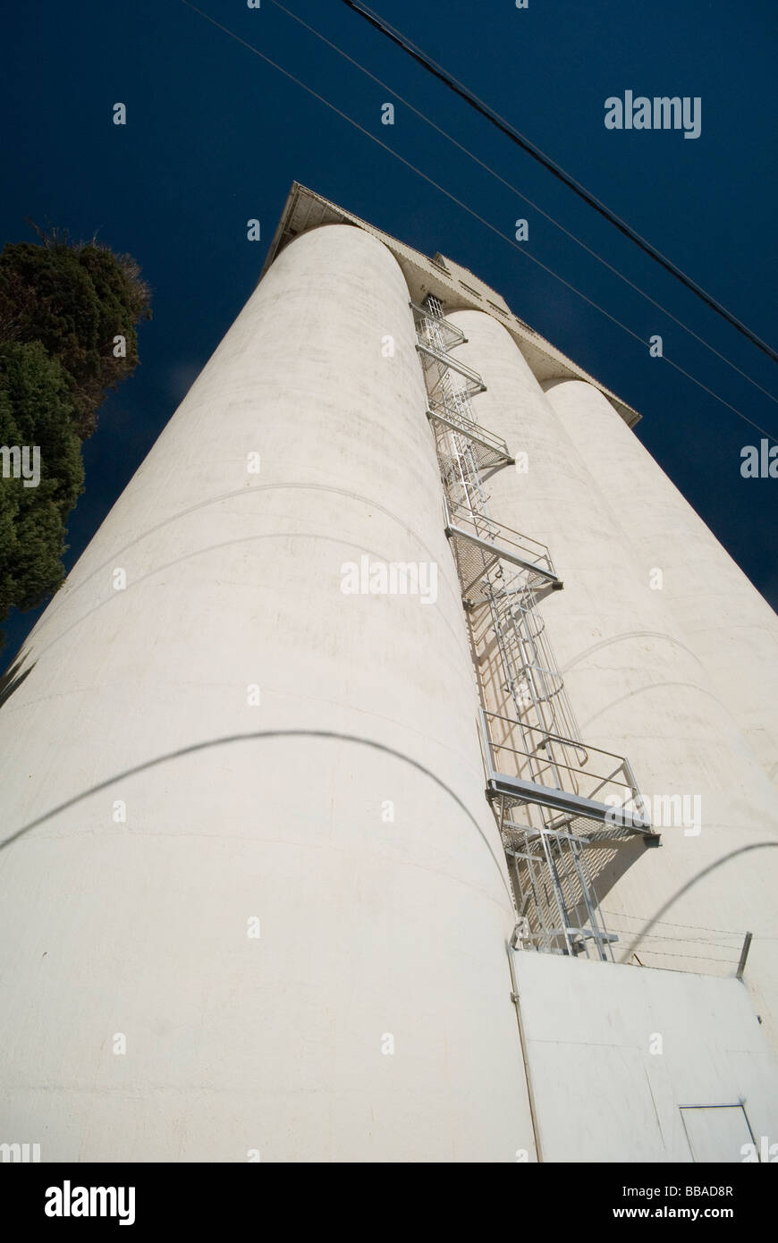 peanut silos Kingaroy queensland Stock Photo - Alamy