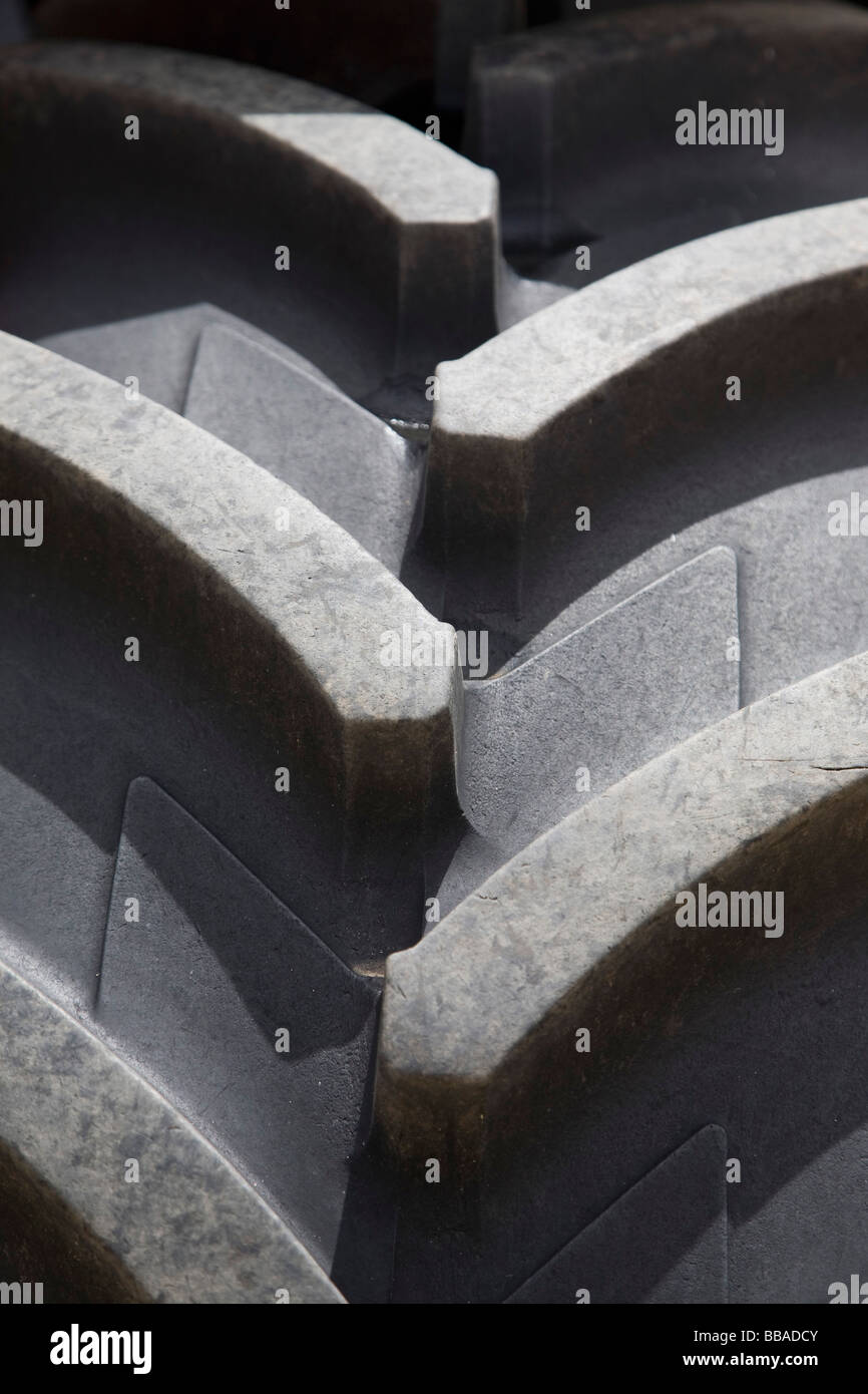 A tractor tire Stock Photo